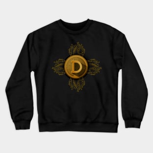 Dogecoin To The Moon | Cryptocurrency Crewneck Sweatshirt